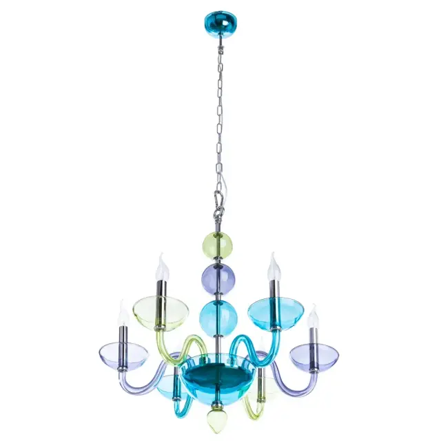 Люстра Divinare 1156/02 LM-6 LETIZIA — цветной
