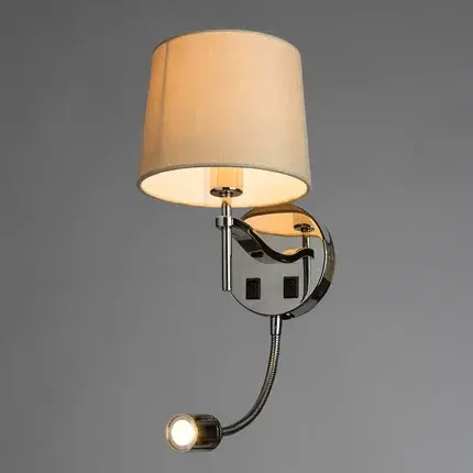 Бра Divinare 1341/02 AP-2 SOPRANO — хром, ракурс 2
