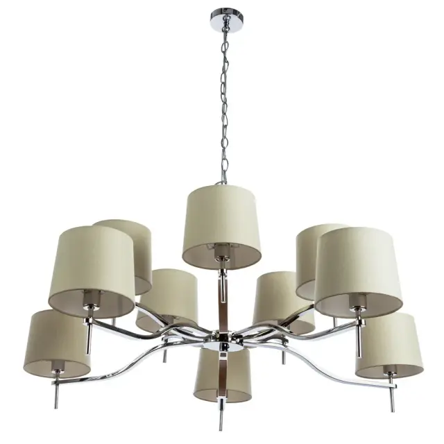 Люстра Divinare 1341/02 LM-10 SOPRANO — хром
