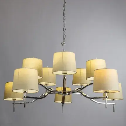 Люстра Divinare 1341/02 LM-10 SOPRANO — хром, ракурс 2