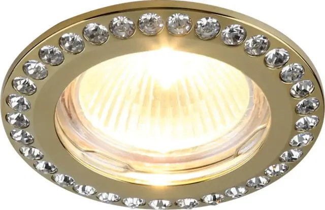 Точечный светильник Divinare 1405/01 PL-1 GIANETTA — золотой