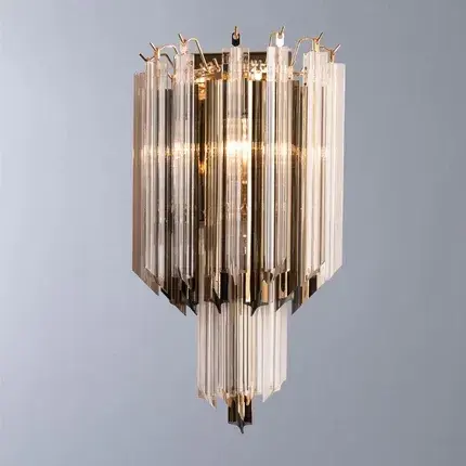 Бра Divinare 1683/01 AP-1 FRIZZANTE — золотой, ракурс 2