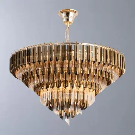 Люстра Divinare 1683/01 LM-10 FRIZZANTE — золотой, ракурс 2