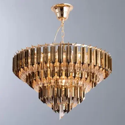 Люстра Divinare 1683/01 LM-7 FRIZZANTE — золотой, ракурс 2