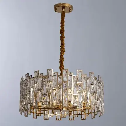 Люстра Divinare 1684/01 LM-10 MEDEA — золотой, ракурс 2