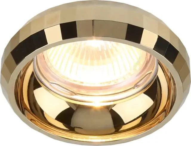 Точечный светильник Divinare 1737/01 PL-1 SCUGNIZZO — золотой