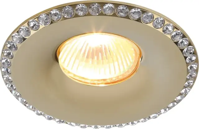 Точечный светильник Divinare 1770/01 PL-1 MUSETTA — золотой