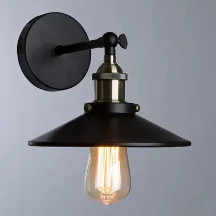 Бра Divinare 2000/04 AP-1 DELTA — черный, ракурс 2