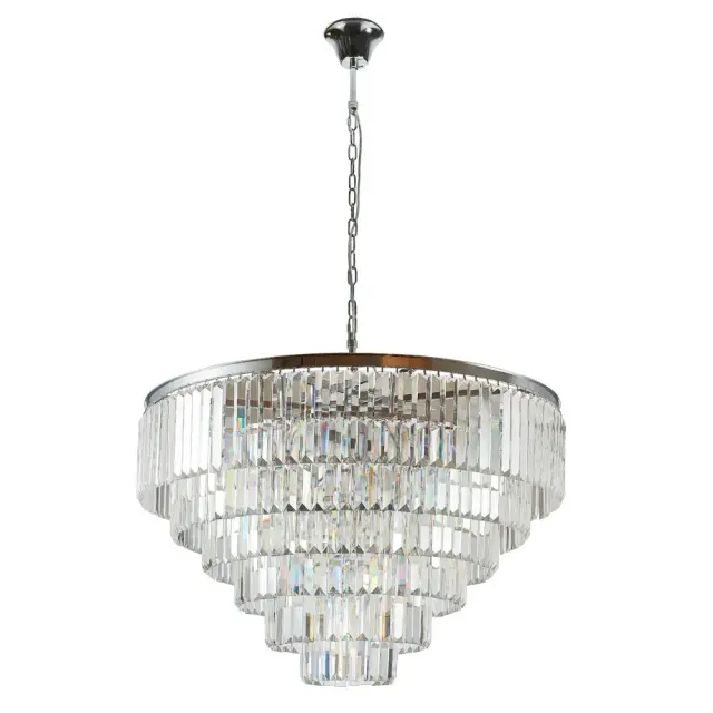 Люстра Divinare 3001/02 LM-16 NOVA — хром