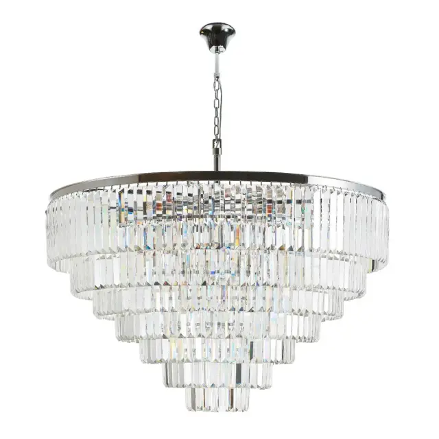 Люстра Divinare 3001/02 LM-25 NOVA — хром