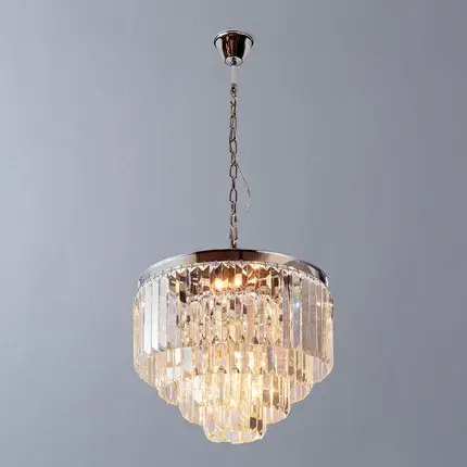 Люстра Divinare 3001/02 LM-9 NOVA — хром, ракурс 2