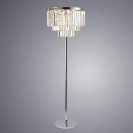 Торшер Divinare 3001/02 PN-6 NOVA — хром, ракурс 2