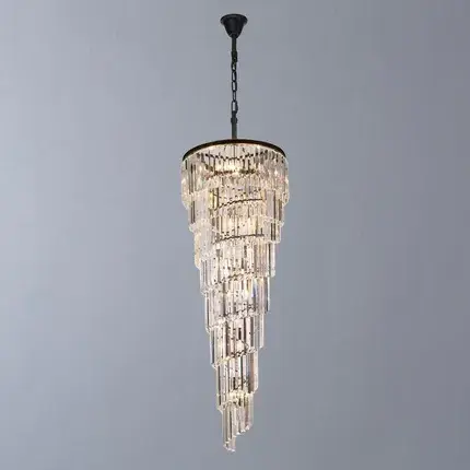 Люстра Divinare 3011/01 SP-18 CHARLOTTE — черный, ракурс 2