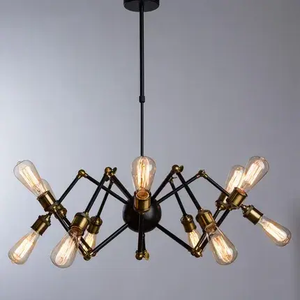 Люстра Divinare 3037/03 SP-12 FОRMIKА — черный, ракурс 2
