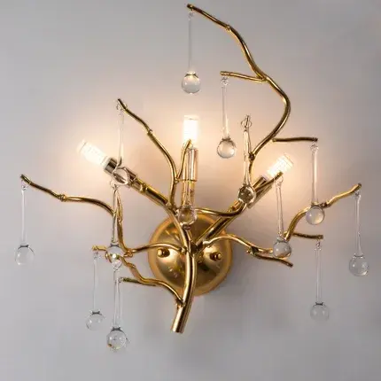 Бра Divinare 3132/01 AP-3 SALICE — золотой, ракурс 2