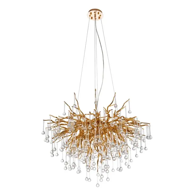 Люстра Divinare 3132/01 SP-10 SALICE — золотой