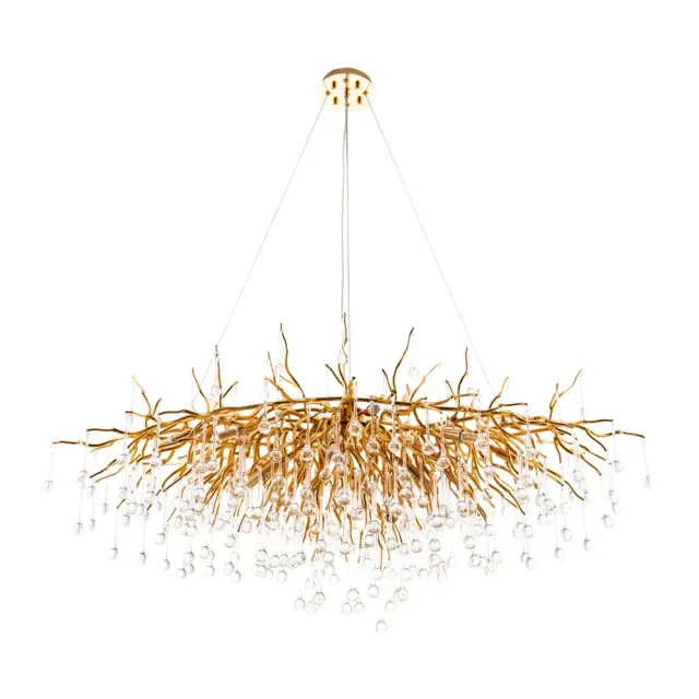 Люстра Divinare 3132/01 SP-13 SALICE — золотой