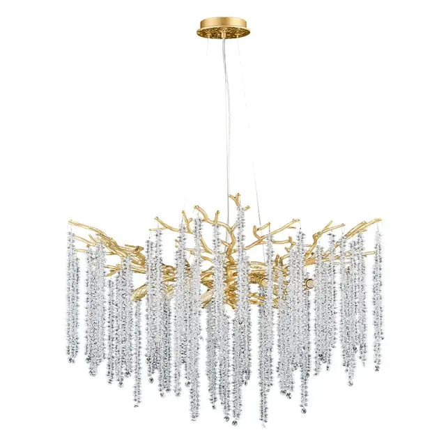 Люстра Divinare 3133/01 SP-10 SALICE — золотой