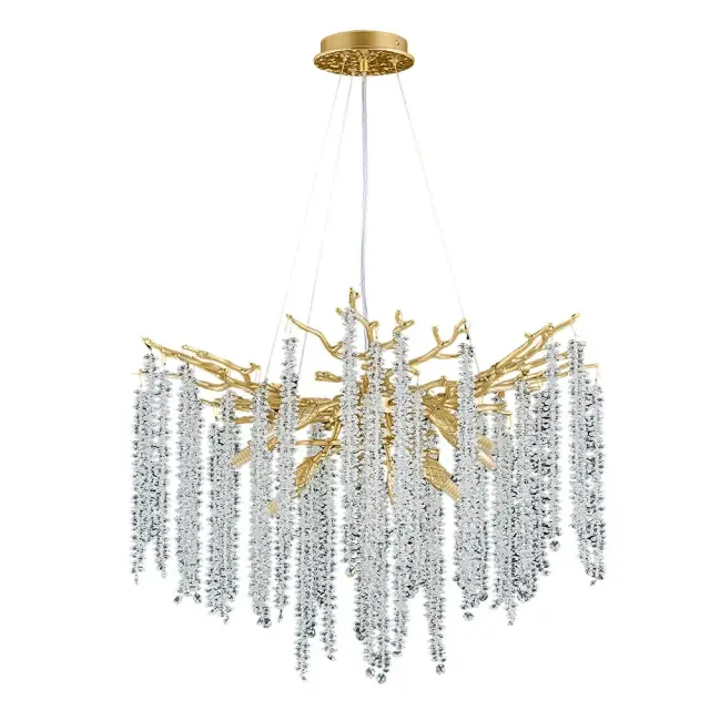 Люстра Divinare 3133/01 SP-8 SALICE — золотой