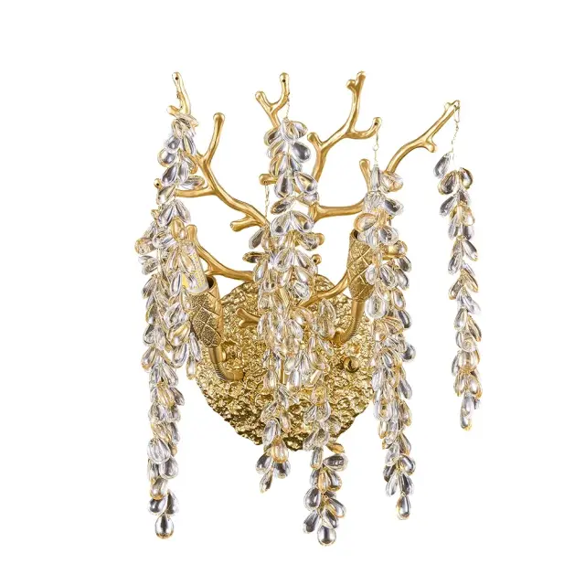 Бра Divinare 3134/01 AP-2 SALICE — золотой