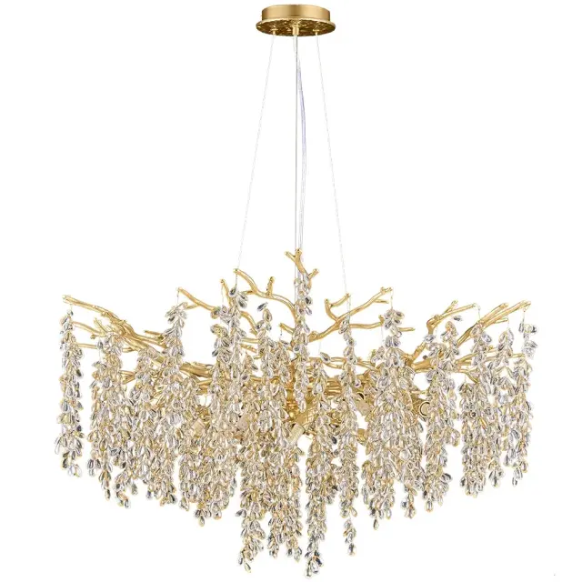 Люстра Divinare 3134/01 SP-10 SALICE — золотой