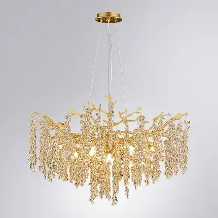 Люстра Divinare 3134/01 SP-10 SALICE — золотой, ракурс 2