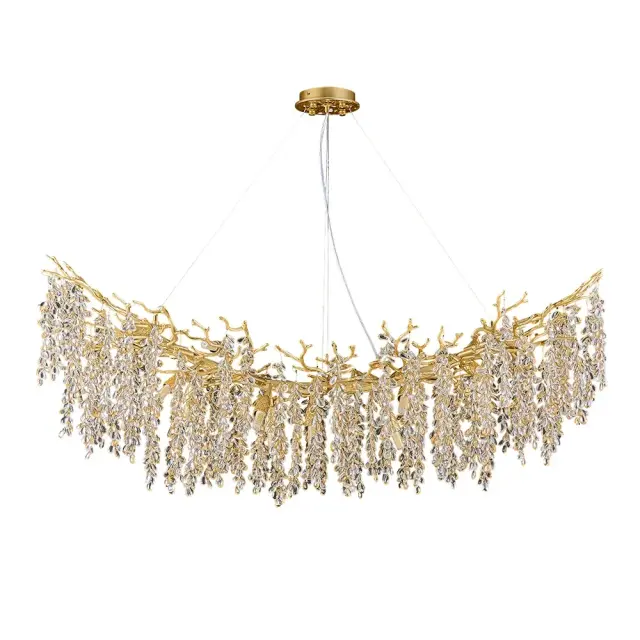 Люстра Divinare 3134/01 SP-14 SALICE — золотой
