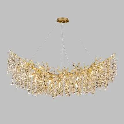 Люстра Divinare 3134/01 SP-14 SALICE — золотой, ракурс 2