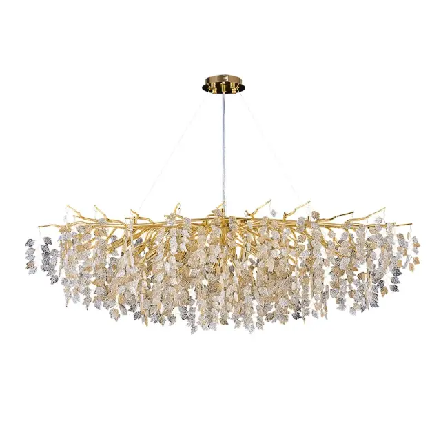 Люстра Divinare 3136/01 SP-15 SALICE — золотой