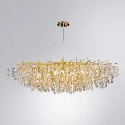 Люстра Divinare 3136/01 SP-15 SALICE — золотой, ракурс 2