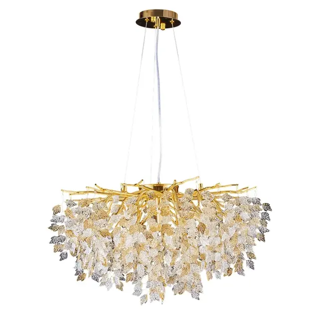 Люстра Divinare 3136/01 SP-8 SALICE — золотой