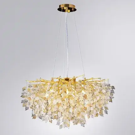 Люстра Divinare 3136/01 SP-8 SALICE — золотой, ракурс 2