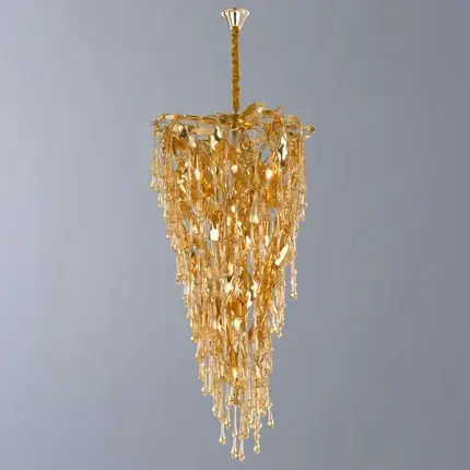 Люстра Divinare 3150/16 SP-15 SALICE — золотой, ракурс 2