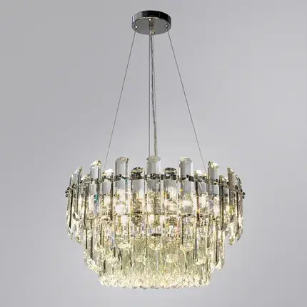 Люстра Divinare 3510/02 LM-11 BELLATRIX — хром, ракурс 2