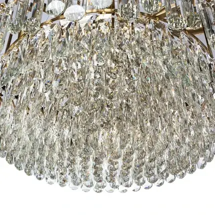 Люстра Divinare 3510/17 SP-18 BELLATRIX — латунь, ракурс 5