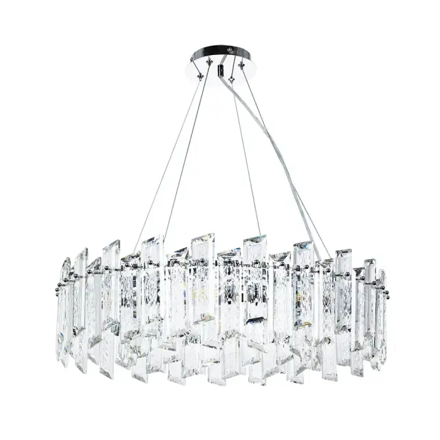 Люстра Divinare 3512/02 LM-8 ROMILDA — хром