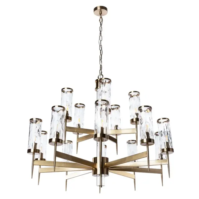 Люстра Divinare 4505/17 LM-15 SHAM — латунь