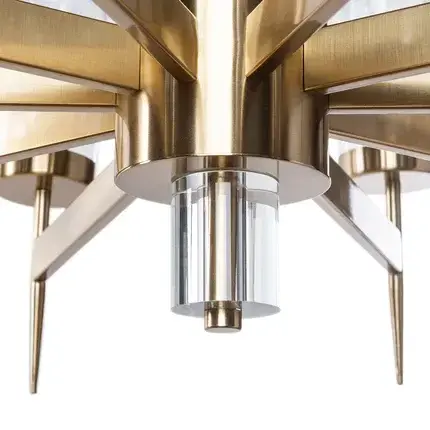 Люстра Divinare 4505/17 LM-15 SHAM — латунь, ракурс 4