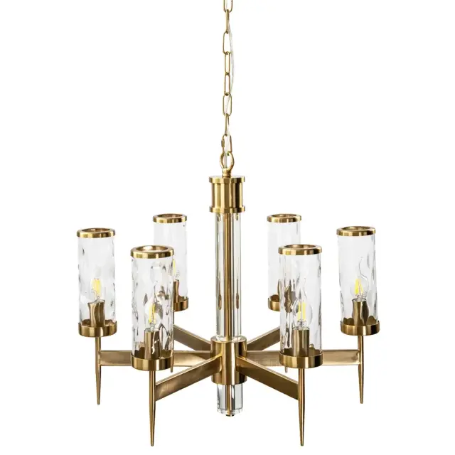 Люстра Divinare 4505/17 LM-6 SHAM — латунь