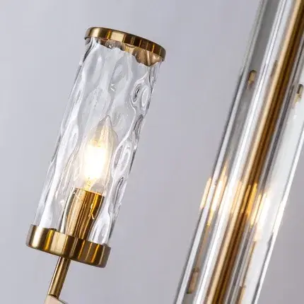 Люстра Divinare 4505/17 LM-8 SHAM — латунь, ракурс 3