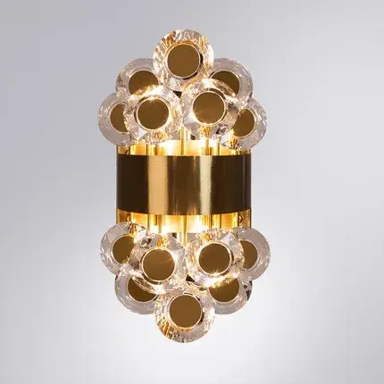 Бра Divinare 7202/17 AP-2 AMALTHEA — латунь, ракурс 2