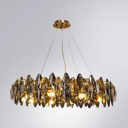 Светильник Divinare 7203/17 LM-12 OPHELIA — латунь, ракурс 2