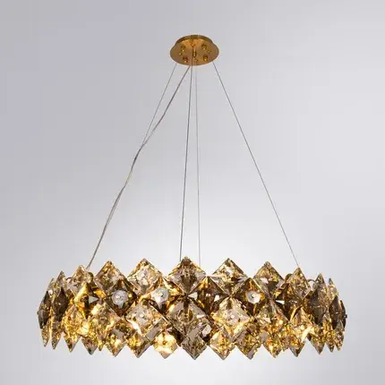 Светильник Divinare 7204/17 LM-12 ROSALINDA — латунь, ракурс 2