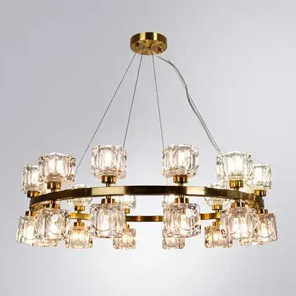 Светильник Divinare 7205/17 LM-24 ALESSANDRO — латунь, ракурс 2