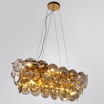 Светильник Divinare 7566/01 SP-13 CHLOE — золотой, ракурс 2