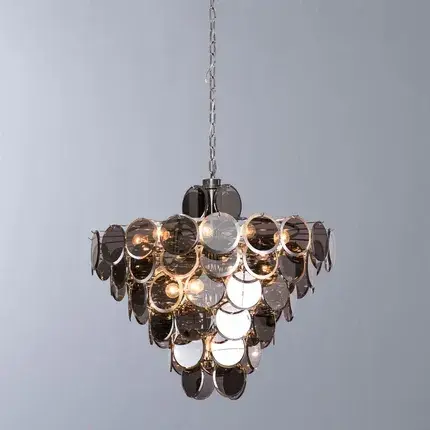 Люстра Divinare 7566/02 SP-18 CHLOE — хром, ракурс 2
