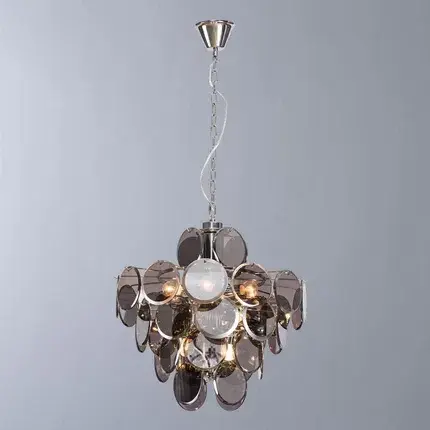 Люстра Divinare 7566/02 SP-8 CHLOE — хром, ракурс 2