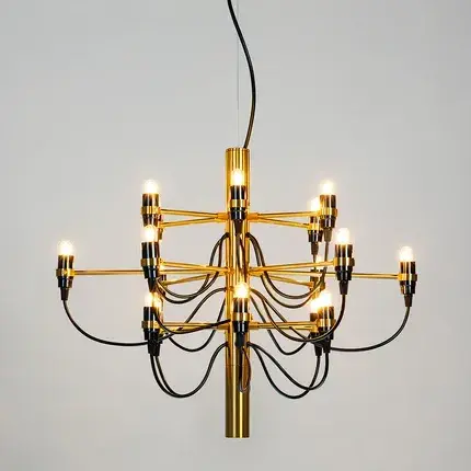 Люстра Divinare 8030/17 LM-18 MOLTO — латунь, ракурс 2