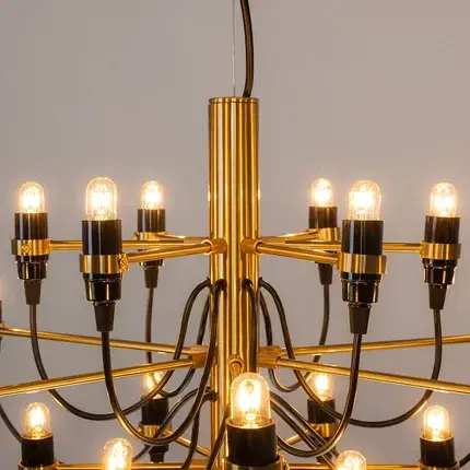 Люстра Divinare 8030/17 LM-18 MOLTO — латунь, ракурс 3