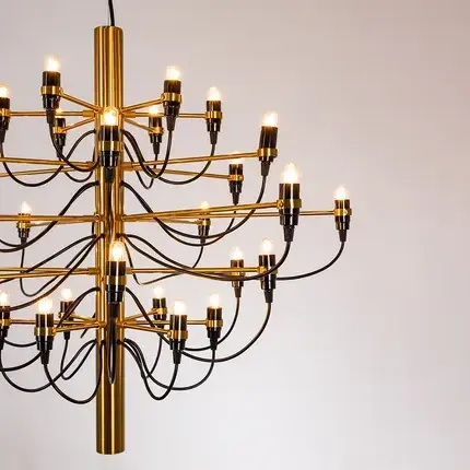 Люстра Divinare 8030/17 LM-30 MOLTO — латунь, ракурс 3
